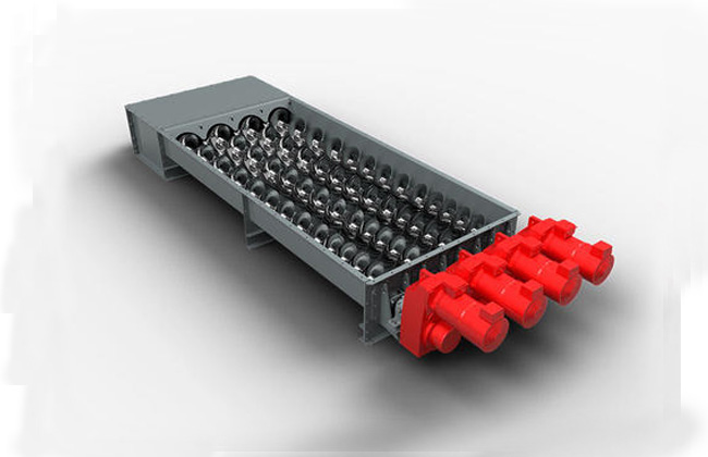 兩無(wú)軸葉片旋向相反,抗纏繞、不堵料